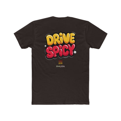 Graphic Tee — "Dink Sweet / Drive Spicy" Playful Retro Bubble Letter Shirt