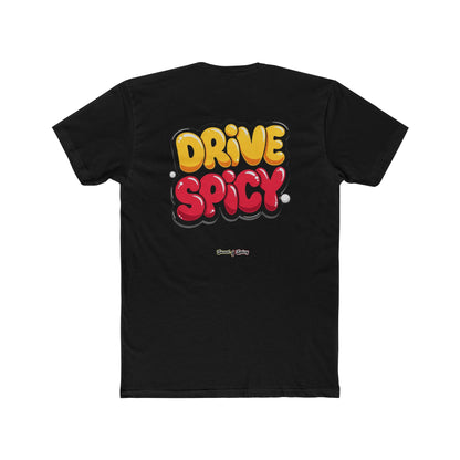 Graphic Tee — "Dink Sweet / Drive Spicy" Playful Retro Bubble Letter Shirt