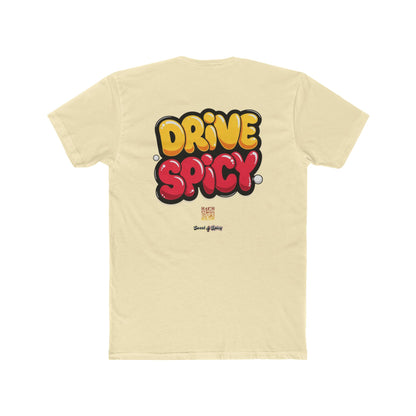 Graphic Tee — "Dink Sweet / Drive Spicy" Playful Retro Bubble Letter Shirt