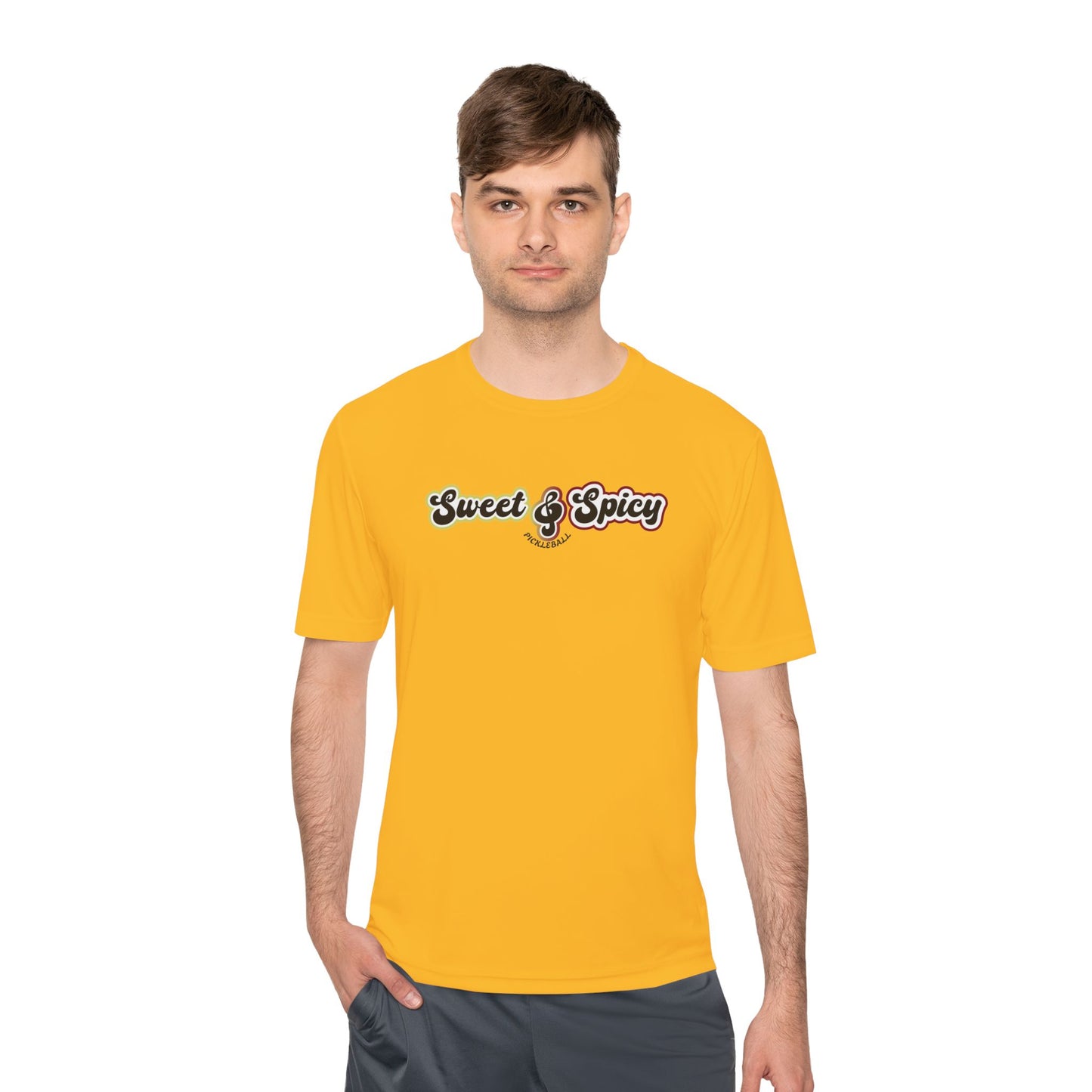 Sweet & Spicy Performance Tee — Moisture Wicking Athletic Shirt