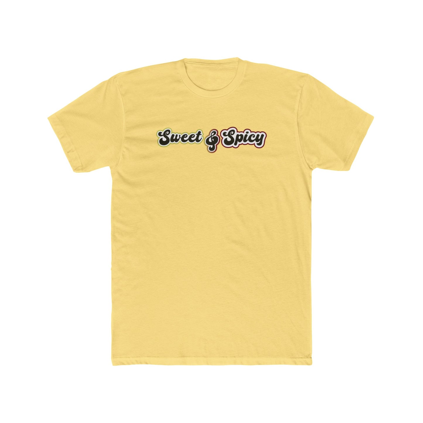 Sweet & Spicy Graphic Tee — "Dink Sweet Drive Spicy" Retro Text T‑Shirt