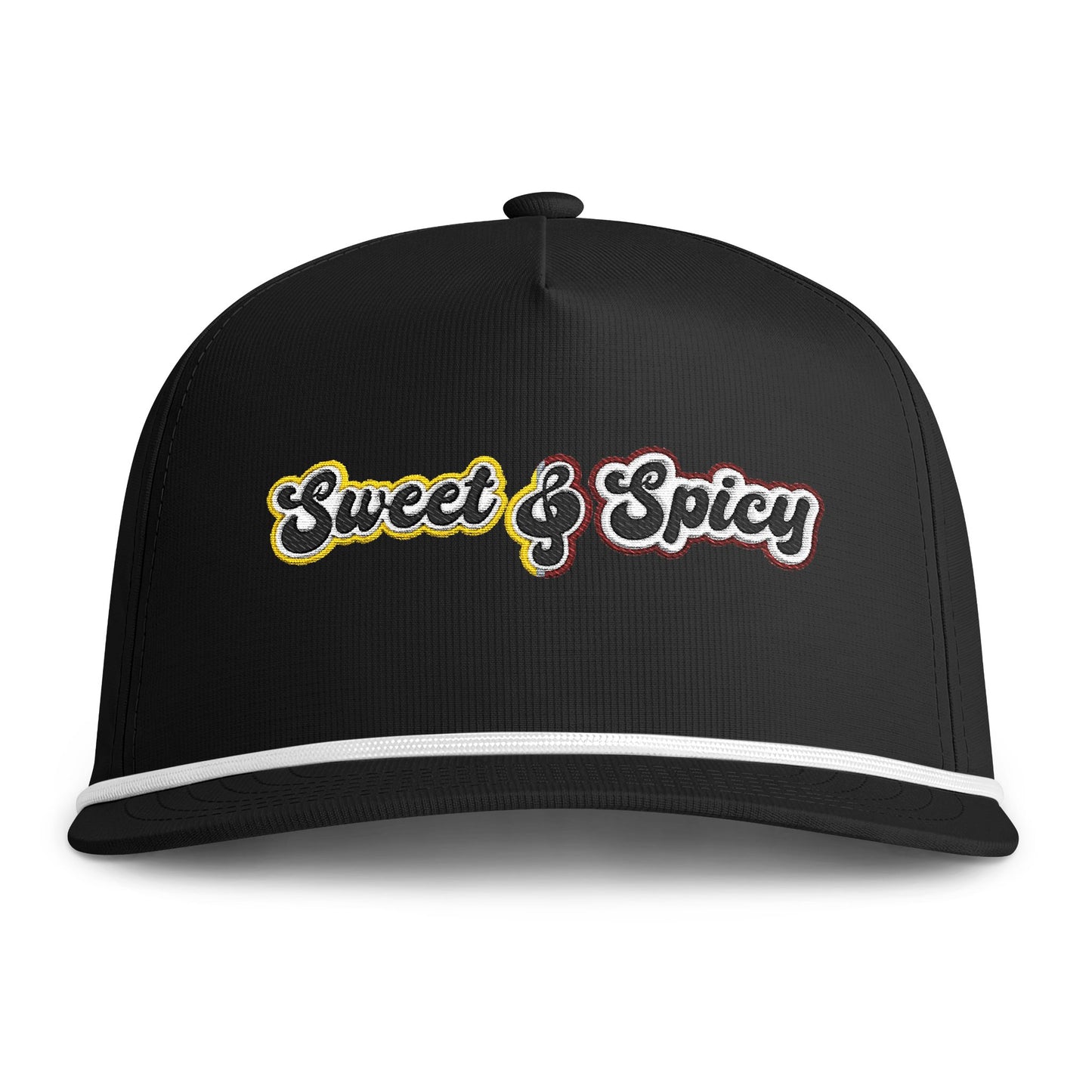 Sweet & Spicy Rope Cap – Retro Embroidered Trucker Hat