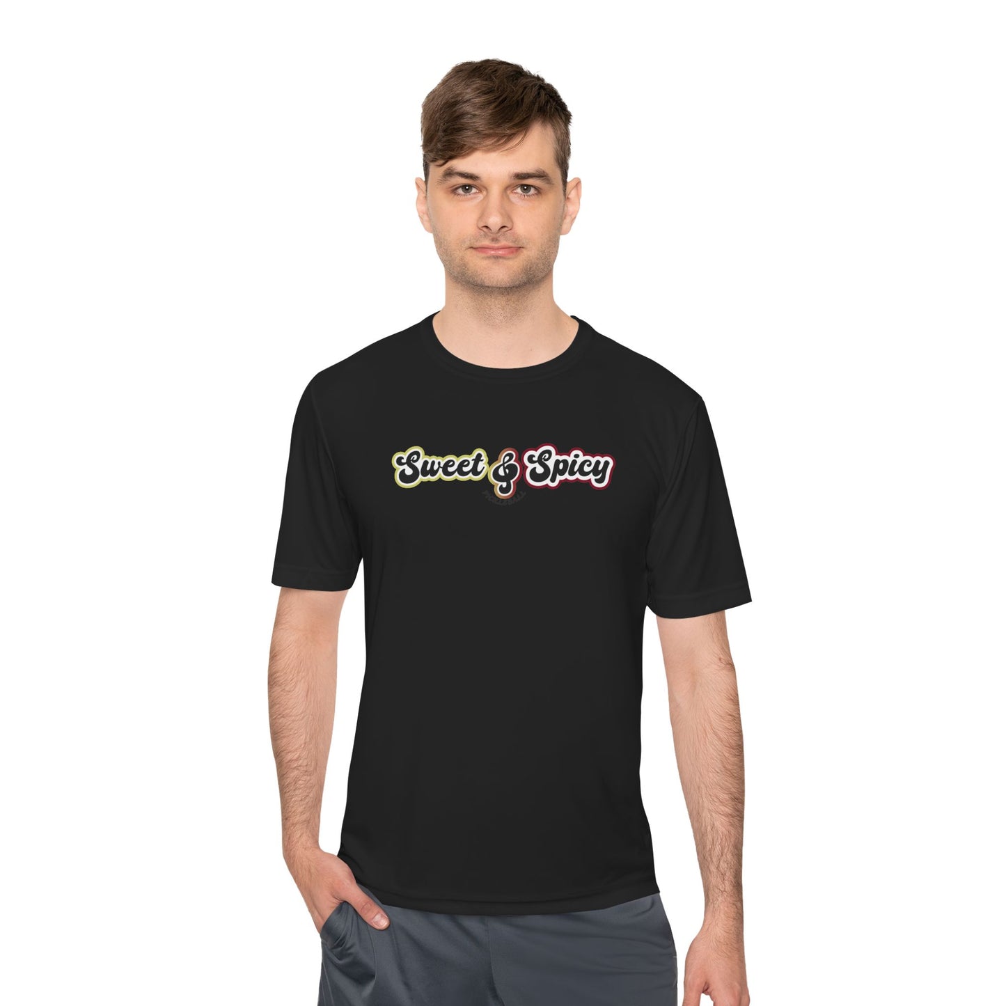 Sweet & Spicy Performance Tee — Moisture Wicking Athletic Shirt
