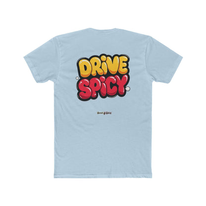 Graphic Tee — "Dink Sweet / Drive Spicy" Playful Retro Bubble Letter Shirt