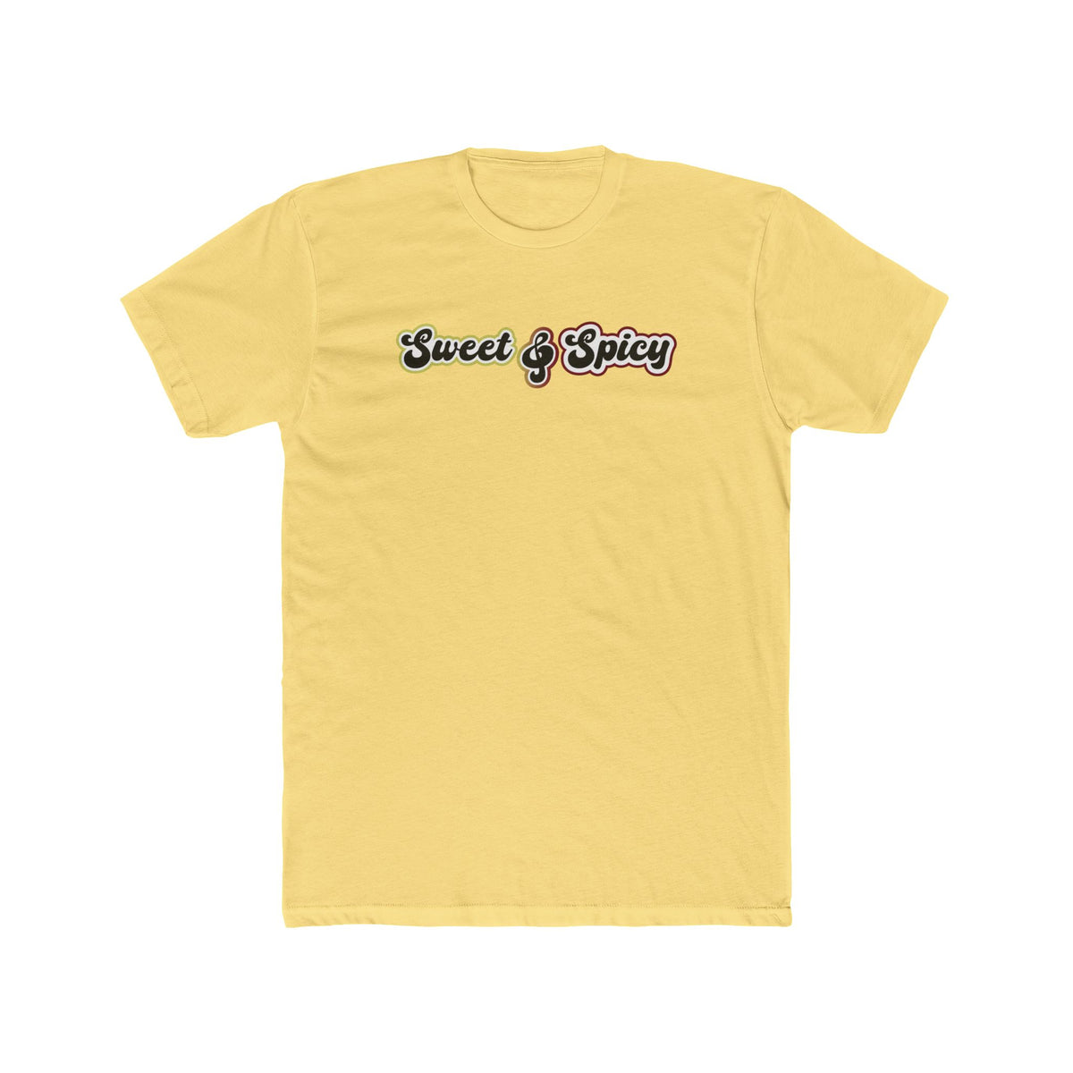 Sweet & Spicy Graphic Tee — "Dink Sweet Drive Spicy" Retro Text T‑Shirt