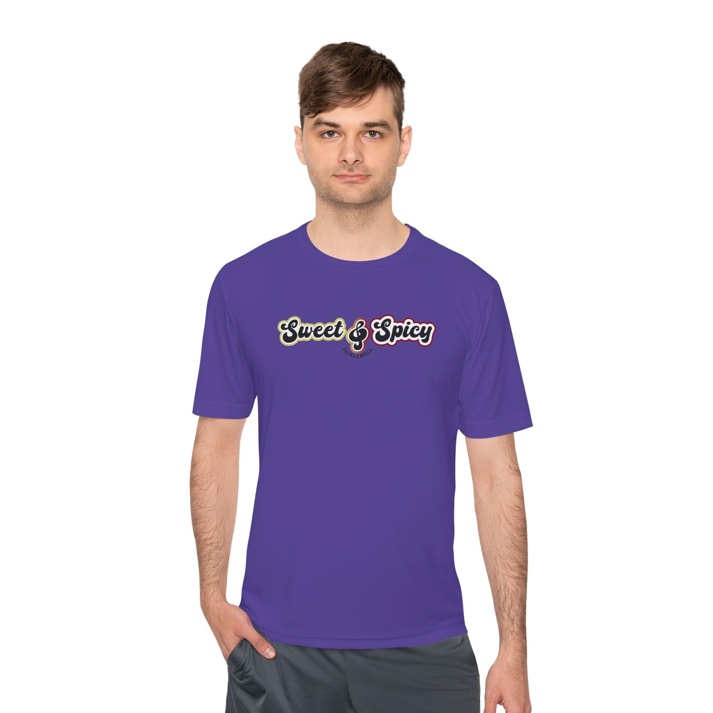 Sweet & Spicy Performance Tee — Moisture Wicking Athletic Shirt