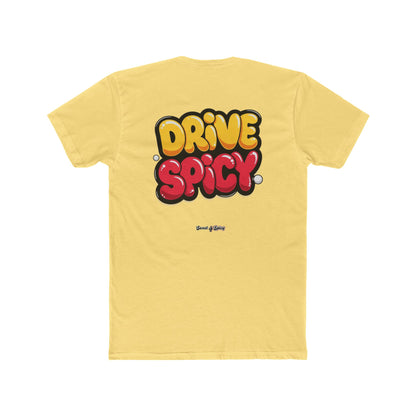 Graphic Tee — "Dink Sweet / Drive Spicy" Playful Retro Bubble Letter Shirt