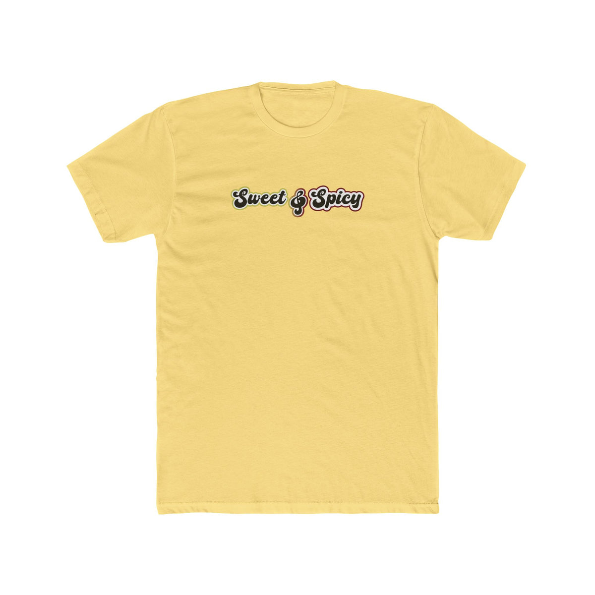 T-Shirt — "Sweet & Spicy" Front with "Make Trash Talk Great Again" Graphic Back