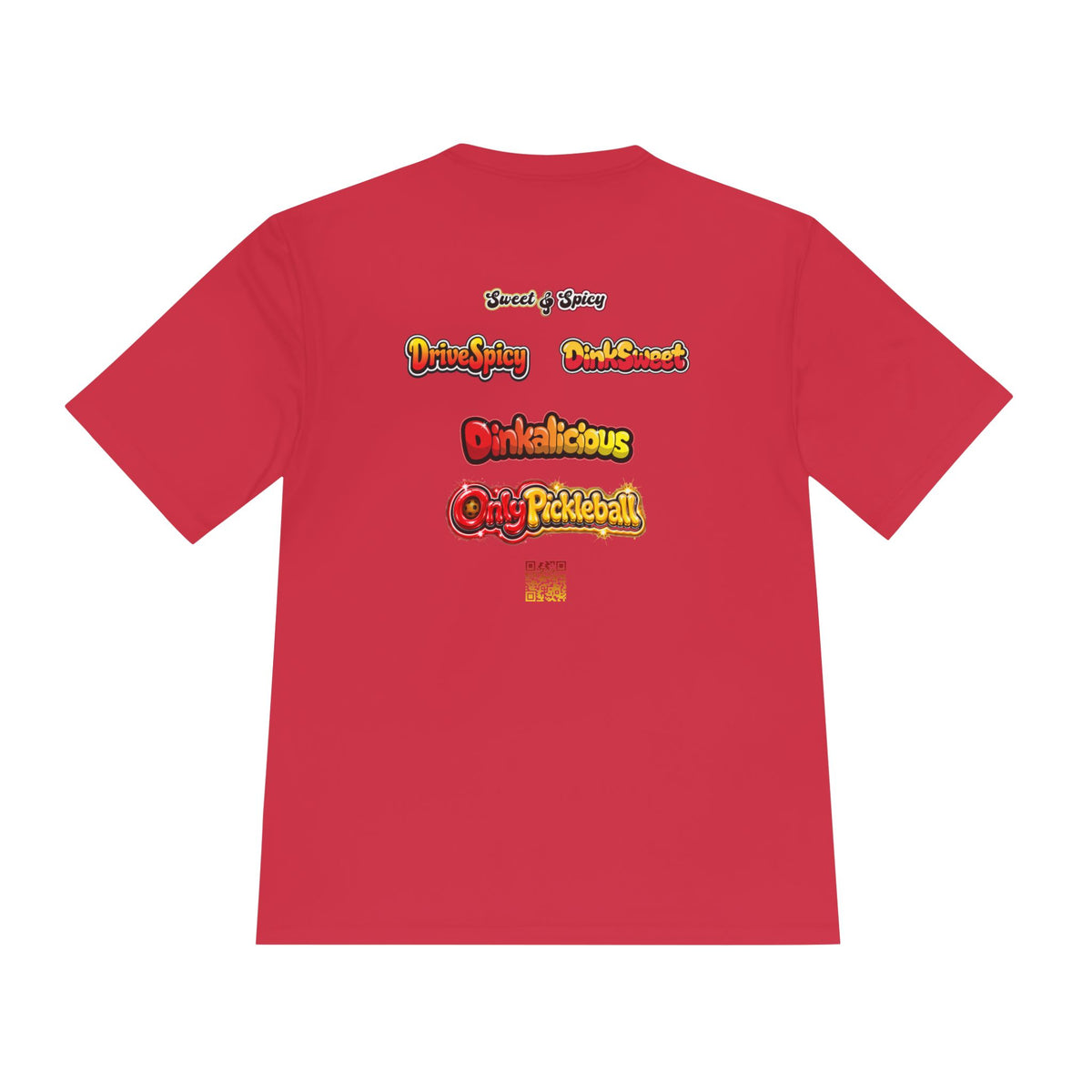 Sweet & Spicy Performance Tee — Moisture Wicking Athletic Shirt