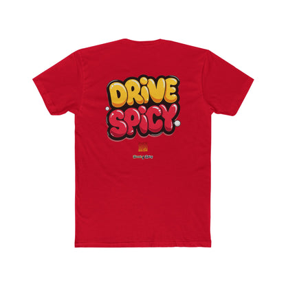 Graphic Tee — "Dink Sweet / Drive Spicy" Playful Retro Bubble Letter Shirt