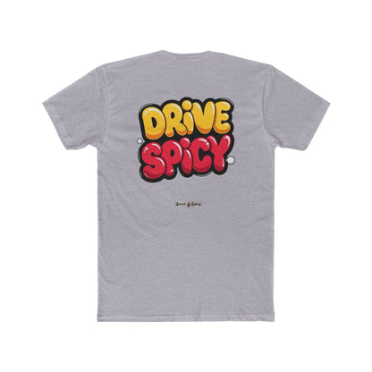 Graphic Tee — "Dink Sweet / Drive Spicy" Playful Retro Bubble Letter Shirt