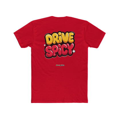 Graphic Tee — "Dink Sweet / Drive Spicy" Playful Retro Bubble Letter Shirt