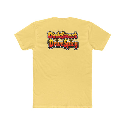 Sweet & Spicy Graphic Tee — "Dink Sweet Drive Spicy" Retro Text T‑Shirt