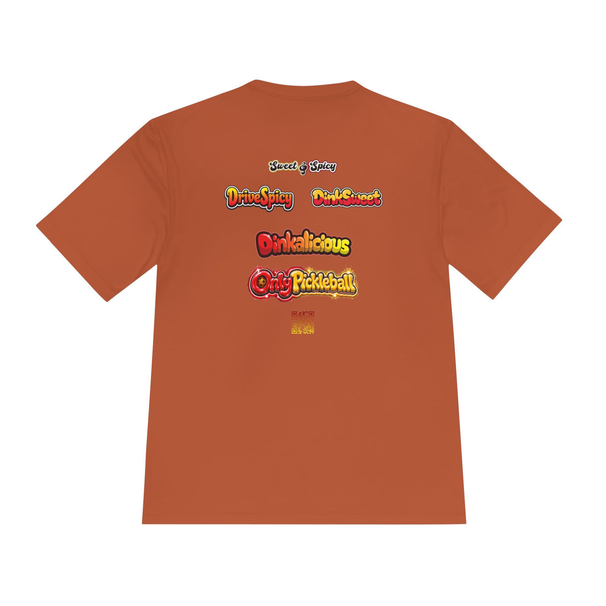 Sweet & Spicy Performance Tee — Moisture Wicking Athletic Shirt