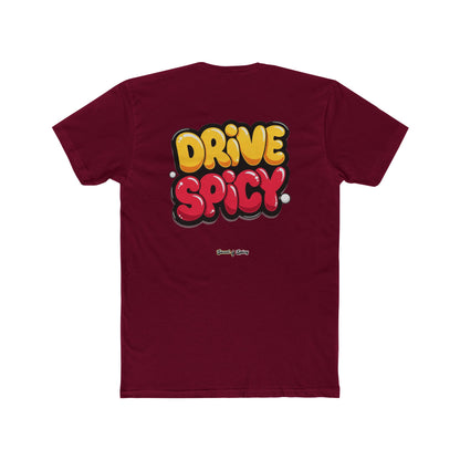 Graphic Tee — "Dink Sweet / Drive Spicy" Playful Retro Bubble Letter Shirt