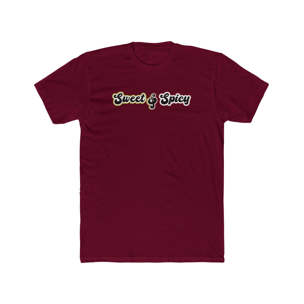 Sweet & Spicy Graphic Tee — "Dink Sweet Drive Spicy" Retro Text T‑Shirt
