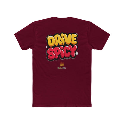Graphic Tee — "Dink Sweet / Drive Spicy" Playful Retro Bubble Letter Shirt