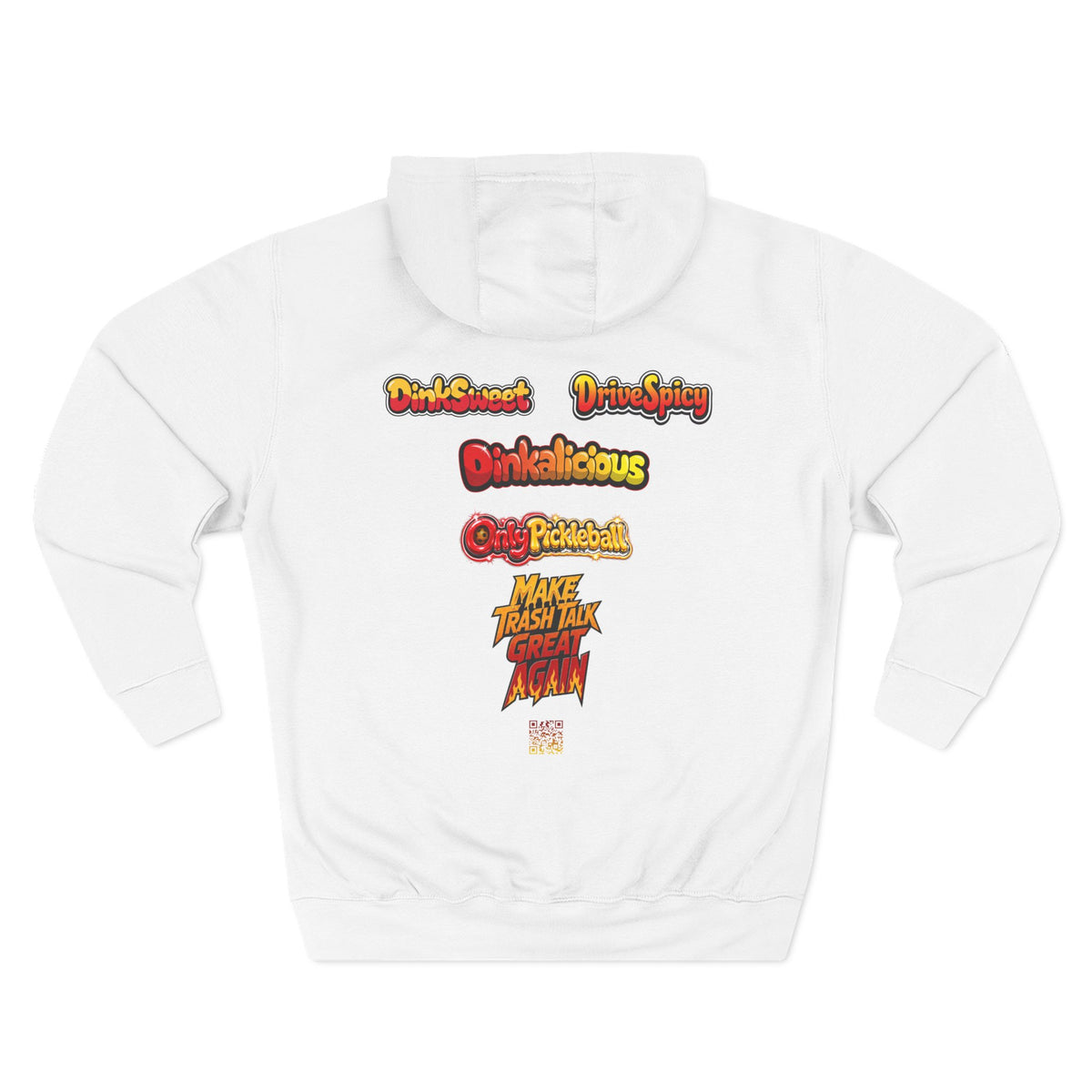 Sweet & Spicy Hoodie — Retro Text Graphic Fleece Pullover