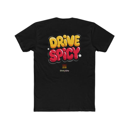 Graphic Tee — "Dink Sweet / Drive Spicy" Playful Retro Bubble Letter Shirt