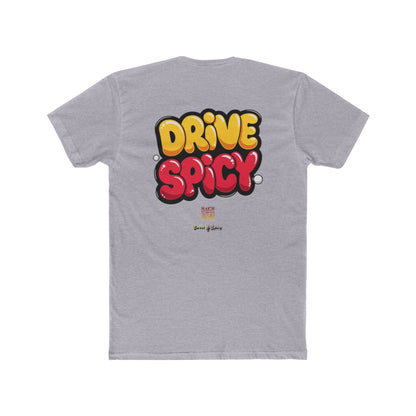 Graphic Tee — "Dink Sweet / Drive Spicy" Playful Retro Bubble Letter Shirt
