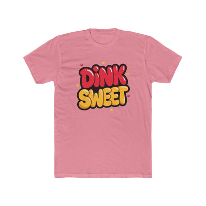 Graphic Tee — "Dink Sweet / Drive Spicy" Playful Retro Bubble Letter Shirt