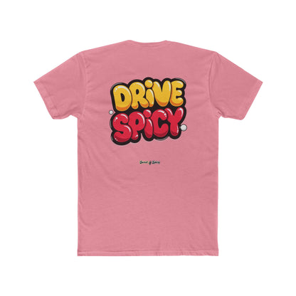 Graphic Tee — "Dink Sweet / Drive Spicy" Playful Retro Bubble Letter Shirt