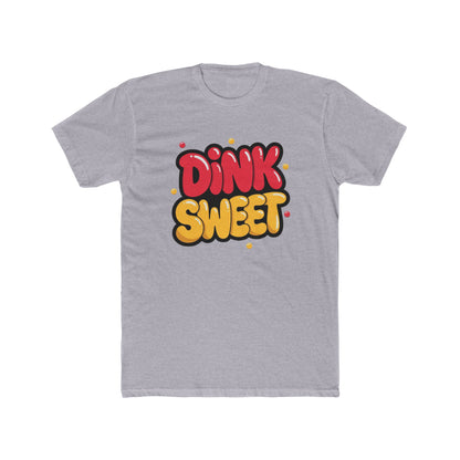 Graphic Tee — "Dink Sweet / Drive Spicy" Playful Retro Bubble Letter Shirt