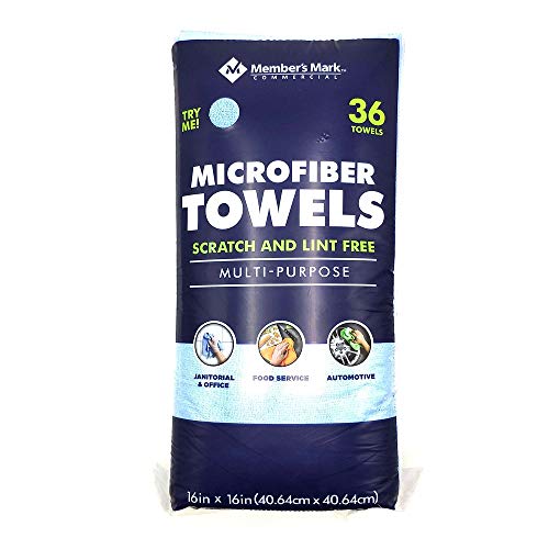 Great All Purpose Microfiber Towels (36 Towels Pack ), 36 Oz / 300gsm. <$1/towel