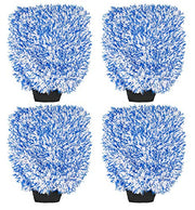 4 Pack  Premium Microfiber Wash Mitts,